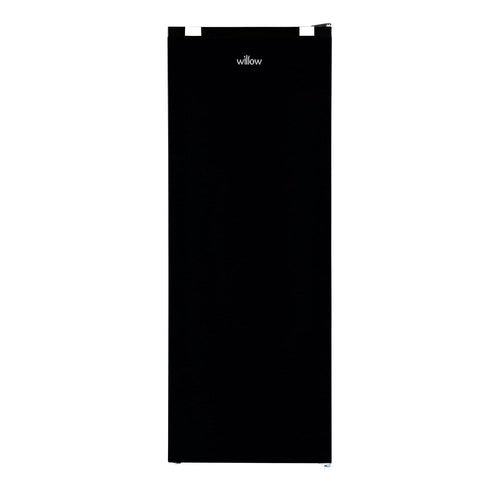 Freestanding Larder Fridge 241L 144Cm Reversible Door Mark-Proof Finish Black