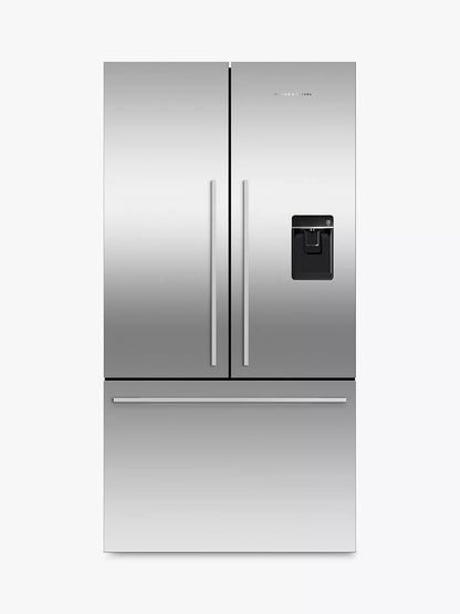 Freestanding French Door Fridge Freezer 569L 90cm Stainless Steel