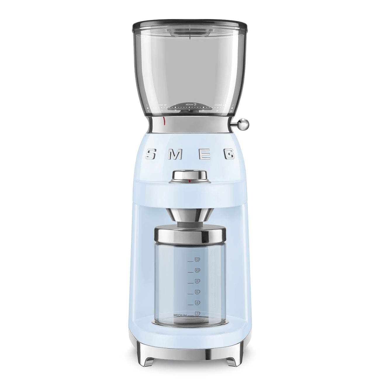 Coffee Grinder 150W 30 Grind Levels Conical Burr Pastel Blue