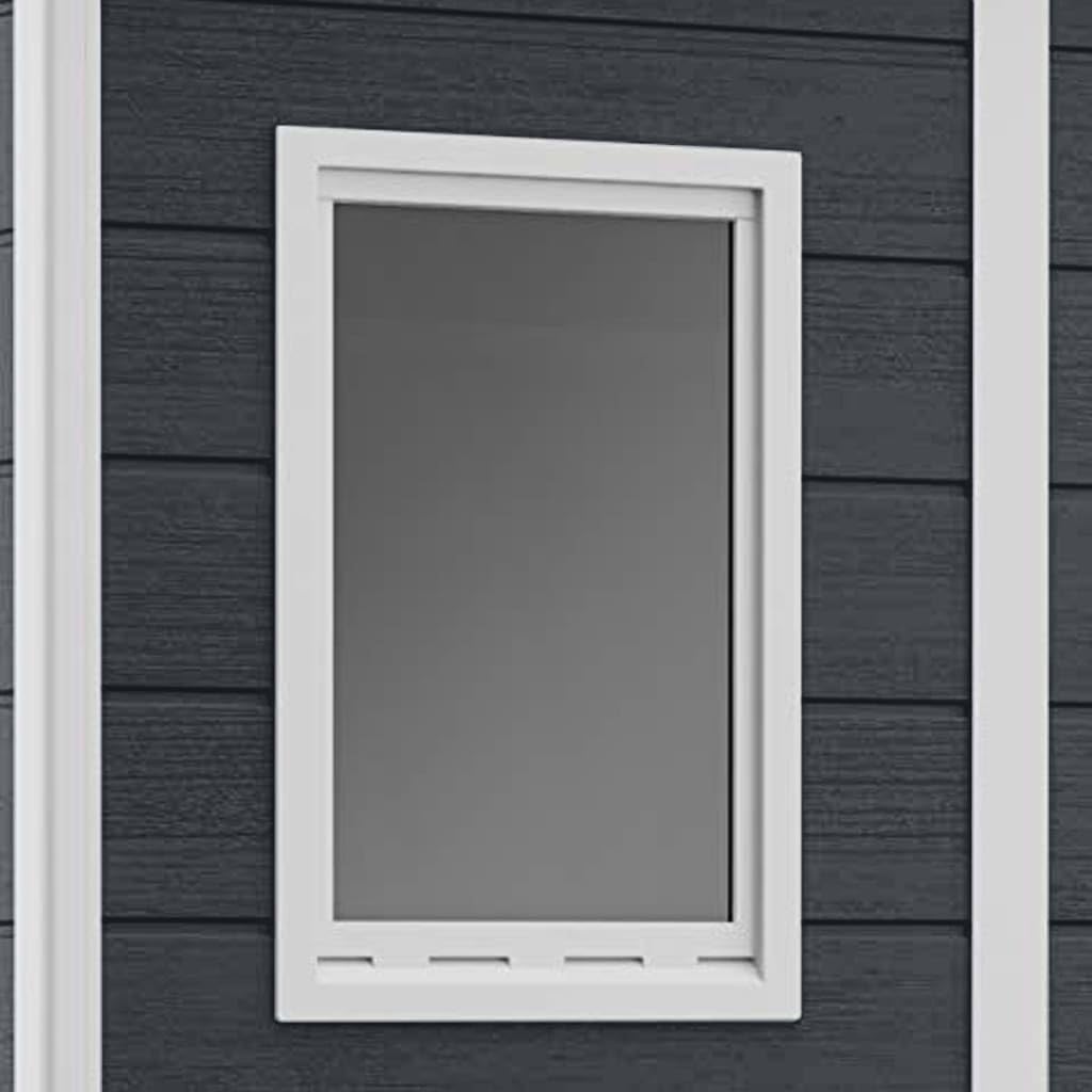 6x4ft Resin Outdoor Storage Shed — Bikes, Tools & Garden Storage