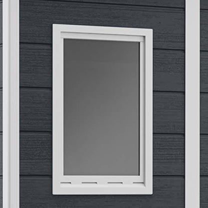 6x4ft Resin Outdoor Storage Shed — Bikes, Tools & Garden Storage