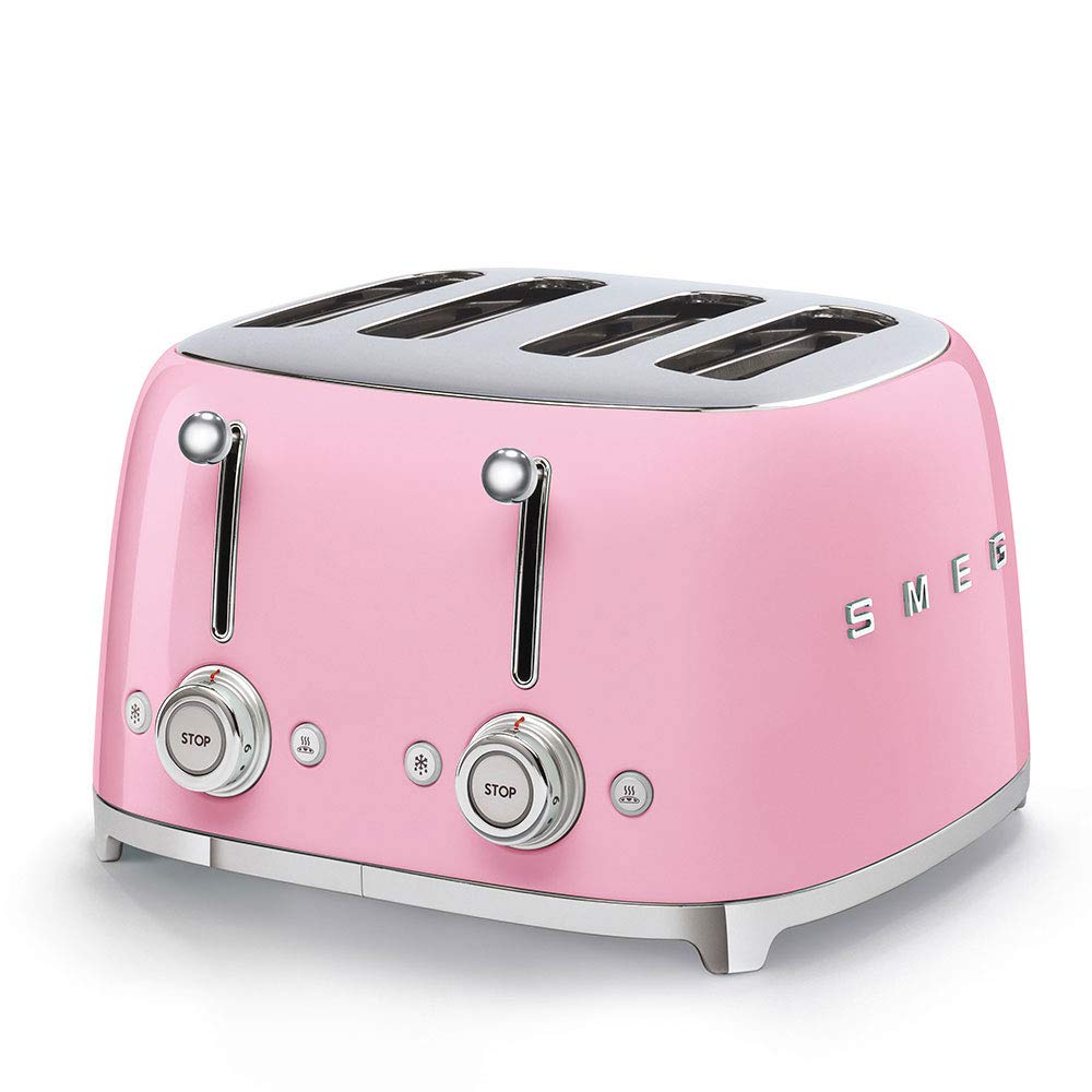 4 Slice Toaster 2000W Extra Wide Slots 6 Browning Levels Black