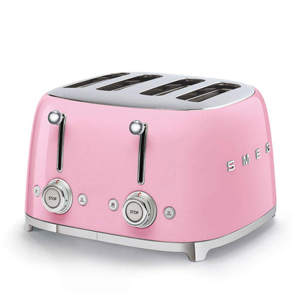 4 Slice Toaster 2000W Extra Wide Slots 6 Browning Levels Black