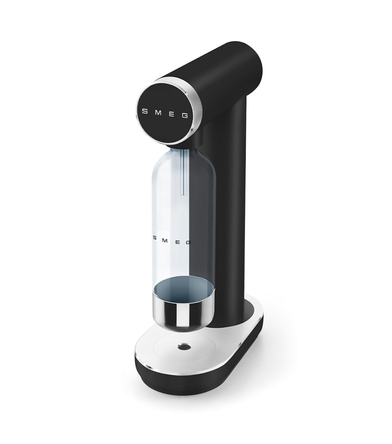 Soda Maker 800ml Manual Carbonation Non-Slip Feet Matte Black