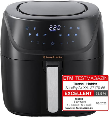 Digital Air Fryer 8L 10 Preset Programmes 220°C Black
