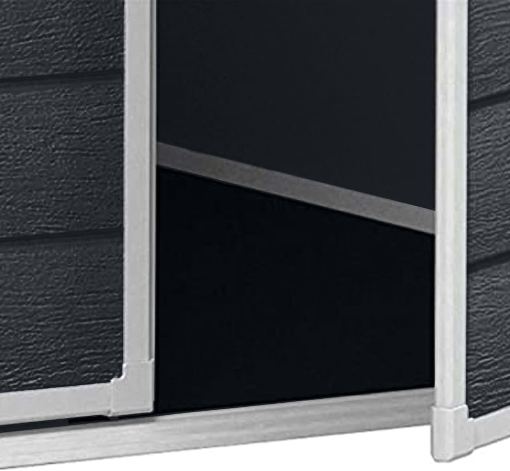 6x4ft Resin Outdoor Storage Shed — Bikes, Tools & Garden Storage