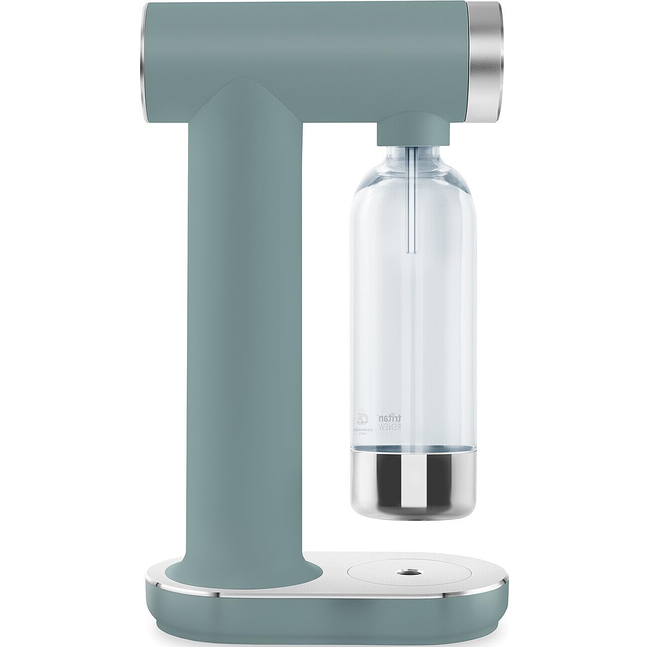 Soda Maker 800ml Non-Slip Feet Space Saving Design Emerald Green