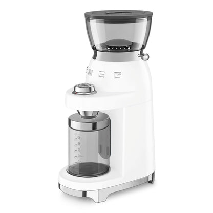 Electric Coffee Grinder 240g 150W Conical Burr White
