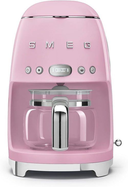Drip Coffee Machine 1.4L 10 Cups Programmable Timer Pink
