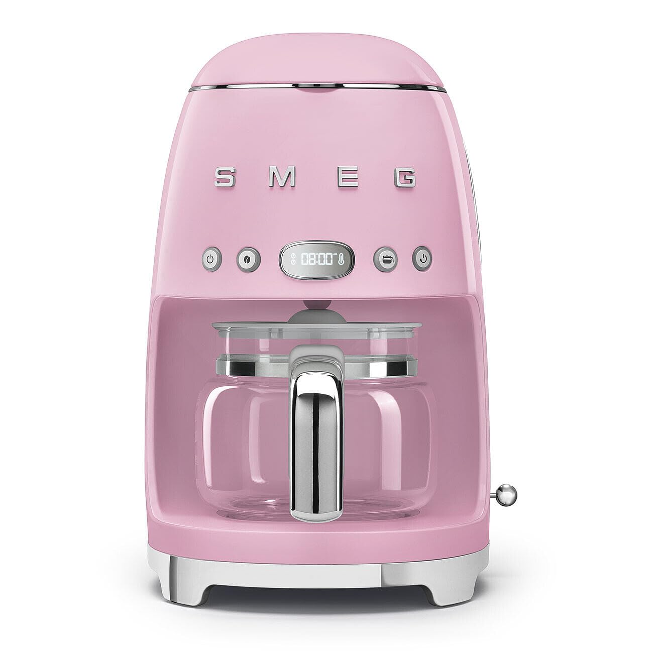 Drip Coffee Machine 1.4L 10 Cups Programmable Timer Pink