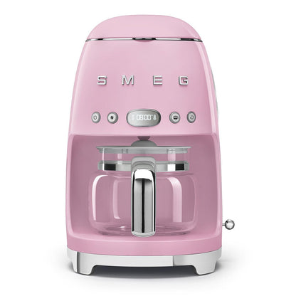 Drip Coffee Machine 1.4L 10 Cups Programmable Timer Pink