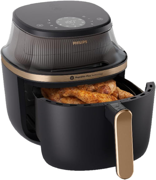 Air Fryer 7.2L 2000W 16-in-1 RapidAir Plus Cooking Window Black