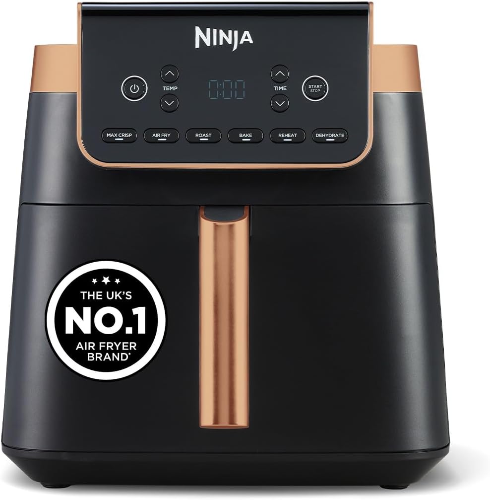 Air Fryer 6.2L 2000W 6 Functions Black/Copper