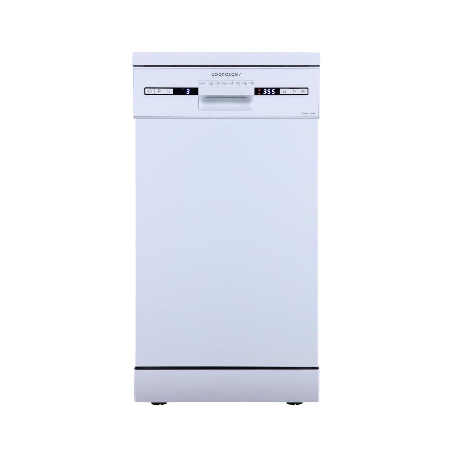 Freestanding Dishwasher 10 Place Settings 45cm White