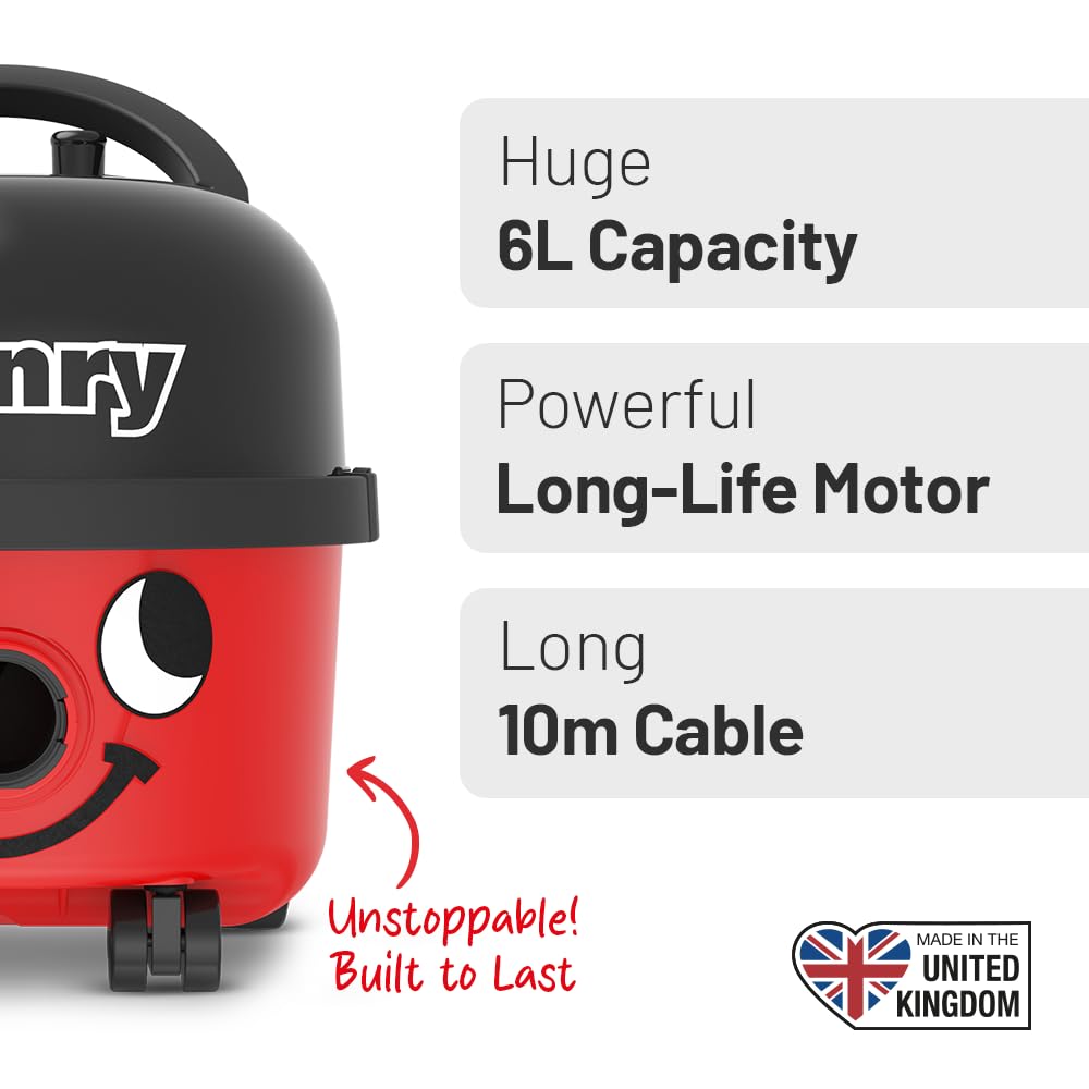 Bagged Cylinder Vacuum 6L 620W Red And Black
