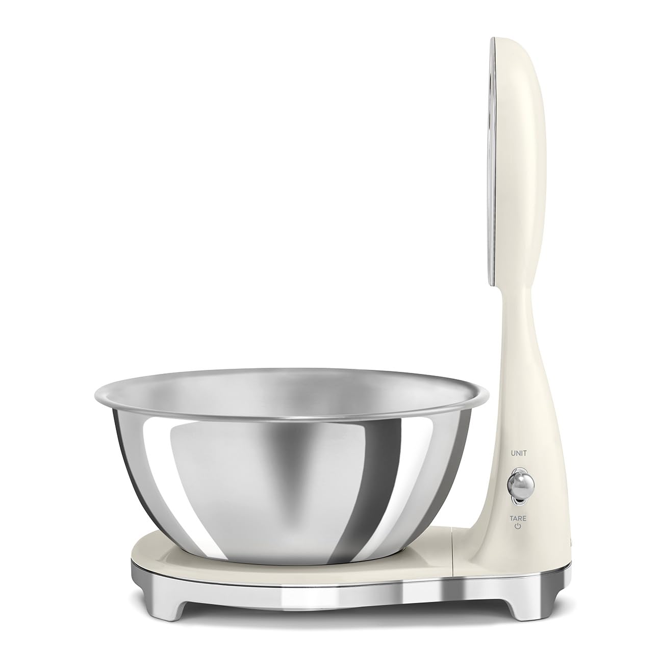 Analog And Digital Kitchen Scale 5Kg 1G Accuracy Stainless Steel Cream