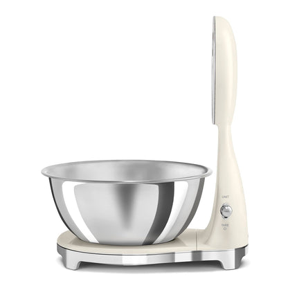 Analog And Digital Kitchen Scale 5Kg 1G Accuracy Stainless Steel Cream