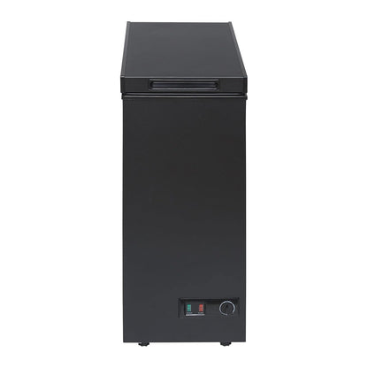 Chest Freezer 60L Slimline Compact Manual Defrost Black
