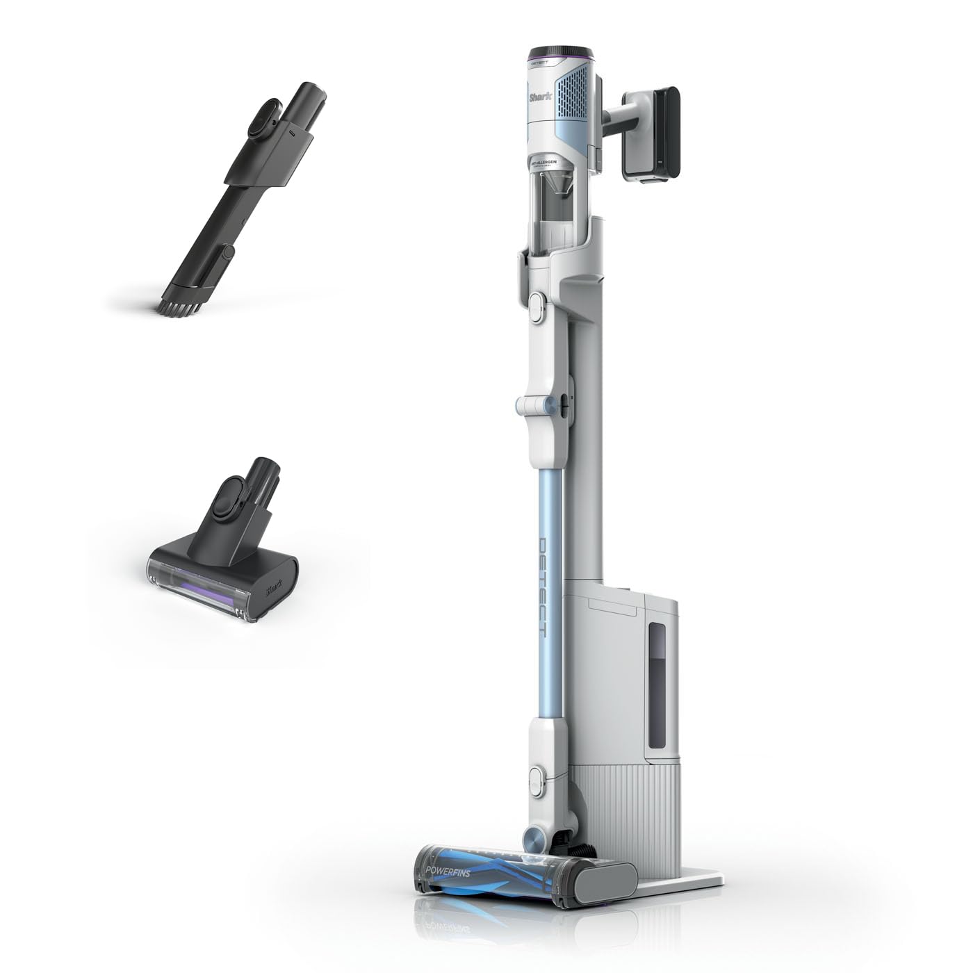 Cordless Stick Vacuum Cleaner 60 Mins Auto-Empty System Anti Hair Wrap Cloudy Blue