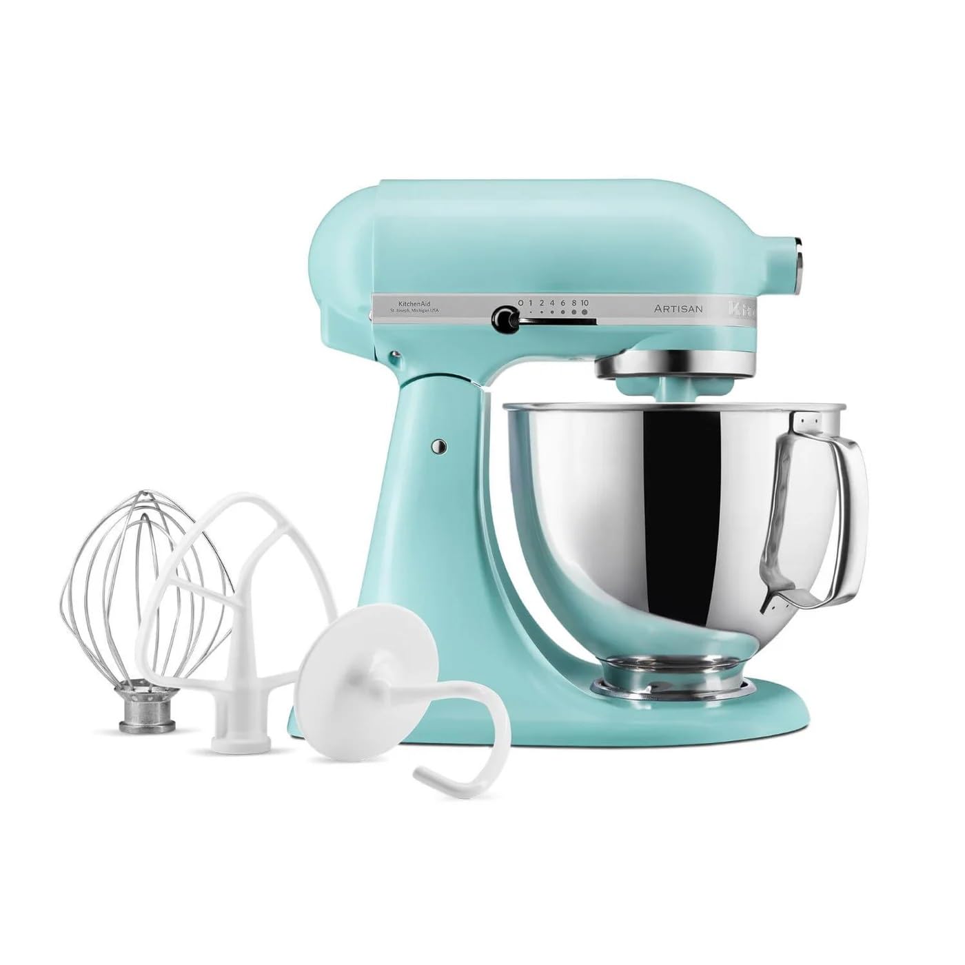 Stand Mixer 4.8L 300W 10 Speeds With Pulse Function Mineral Water