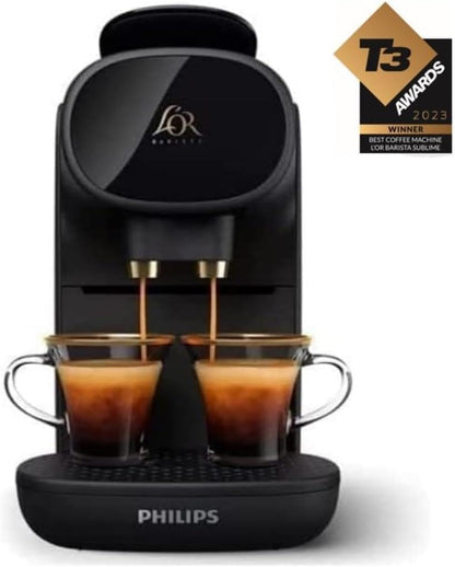 Capsule Coffee Machine Double Shot 19 Bar 1.4L Black