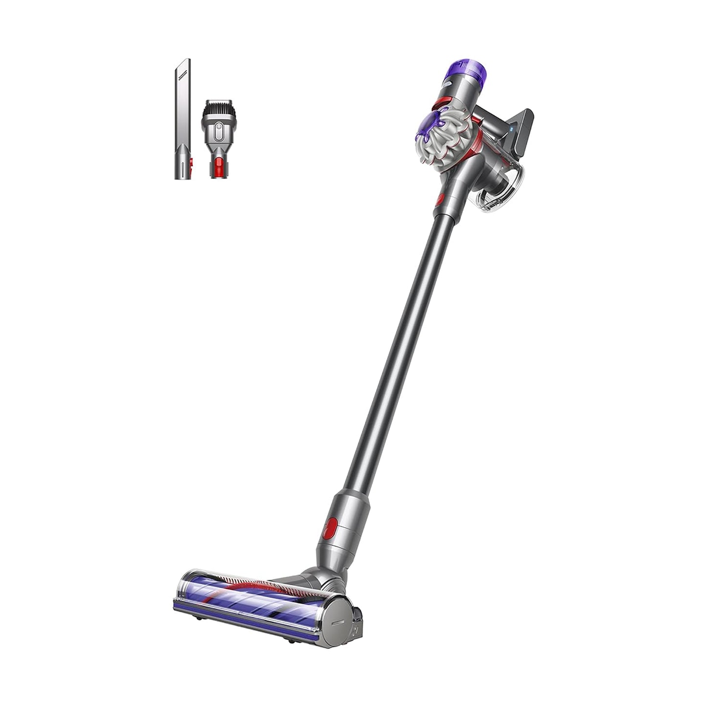 Cordless Stick Vacuum Cleaner 130 AW 40 Min Runtime Silver/Nickel