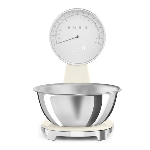 Analog And Digital Kitchen Scale 5Kg 1G Accuracy Stainless Steel Cream