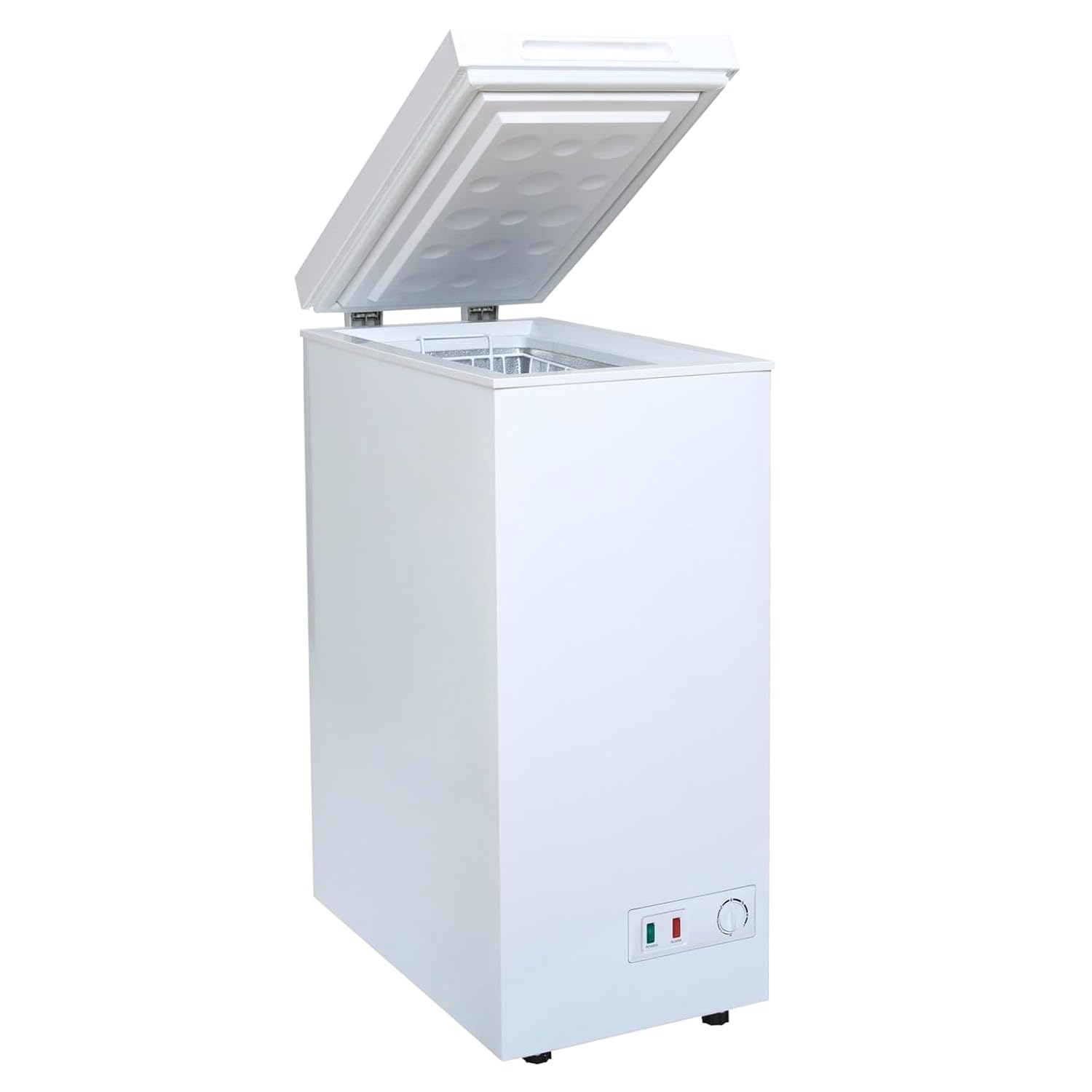 Chest Freezer 60L Slimline Compact Manual Defrost Black