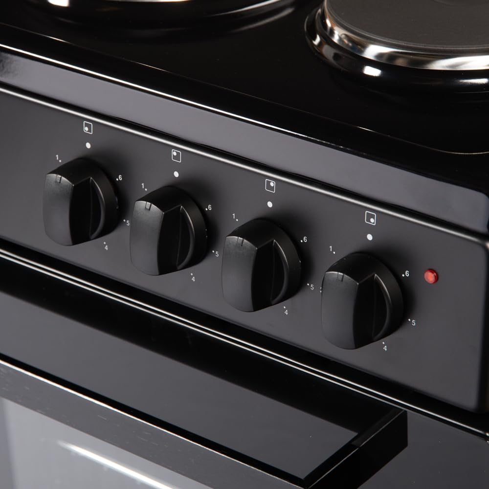 Freestanding Electric Cooker 62L 50cm Black
