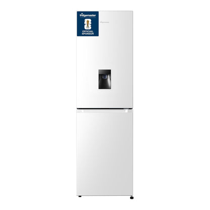 Freestanding Fridge Freezer 256L Frost Free Water Dispenser White