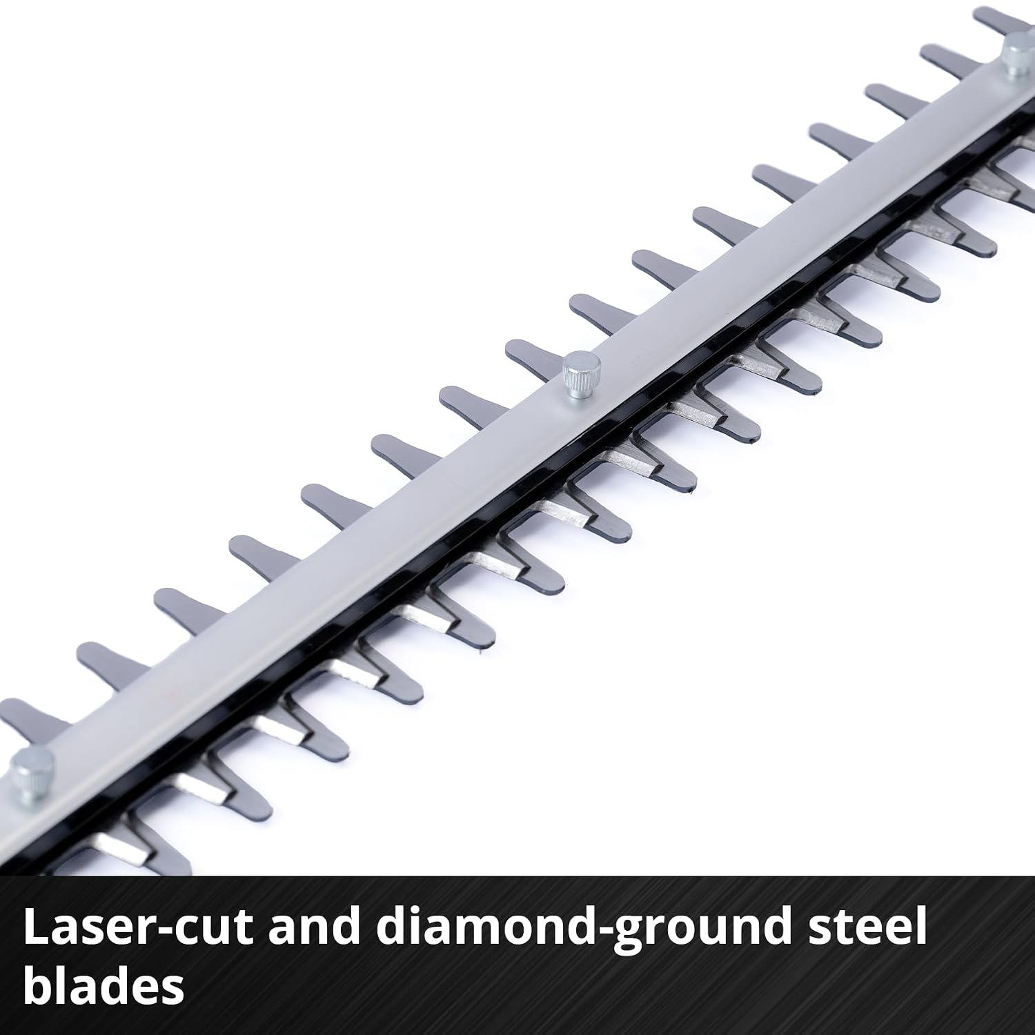 Cordless Hedge Trimmer 55cm 22in Laser-Cut Steel Blades