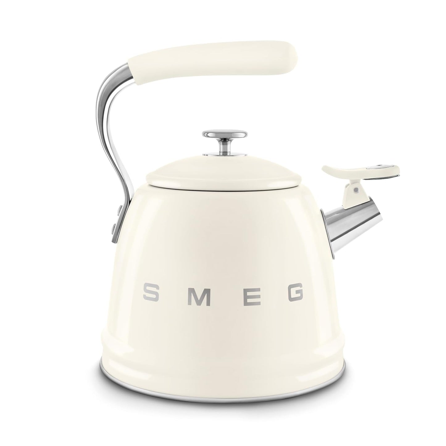 Whistling Kettle 2.3L Stainless Steel Cream