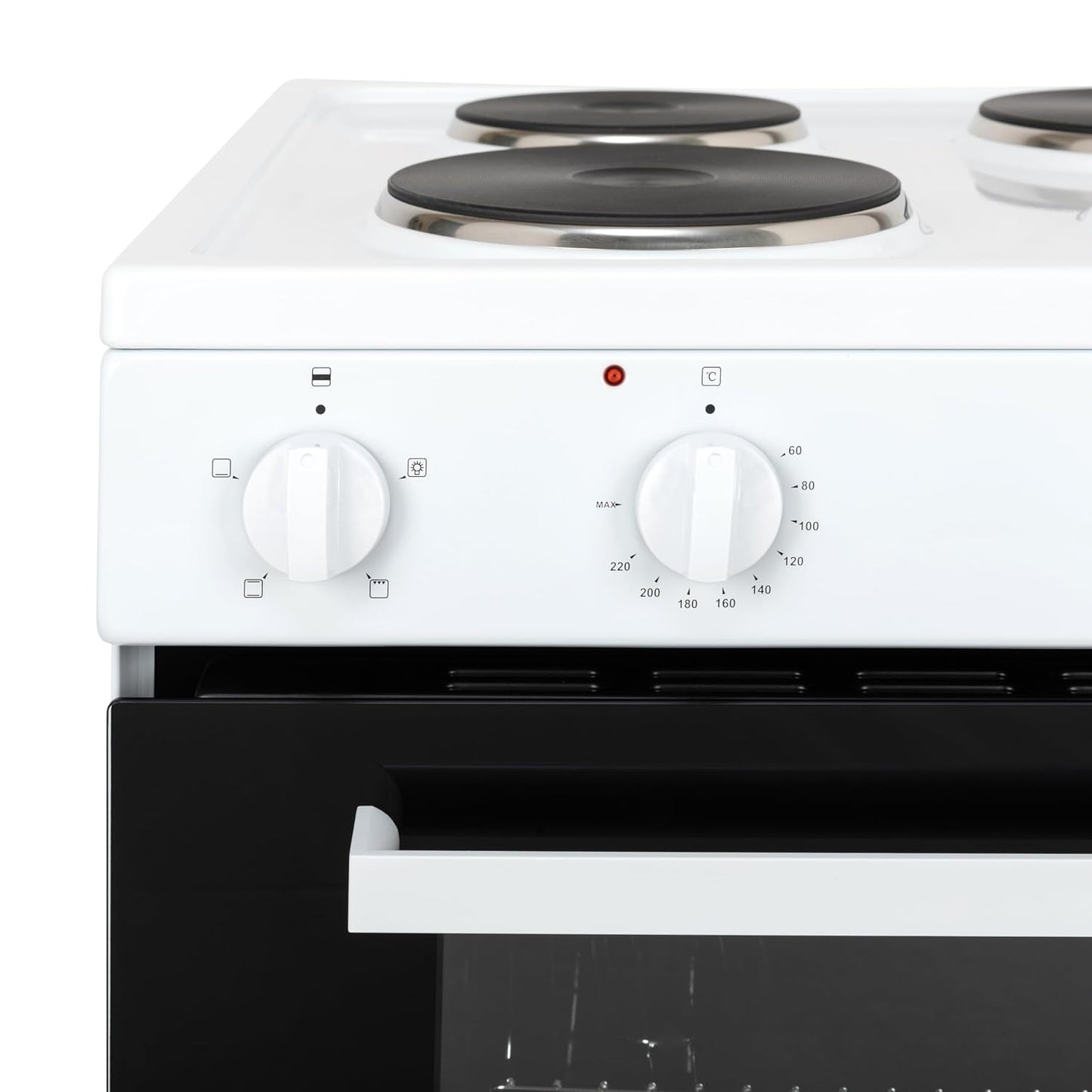 Freestanding Single Cavity Electric Cooker 68L 60cm White