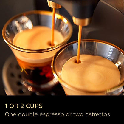 Capsule Coffee Machine Double Shot 19 Bar 1.4L Black