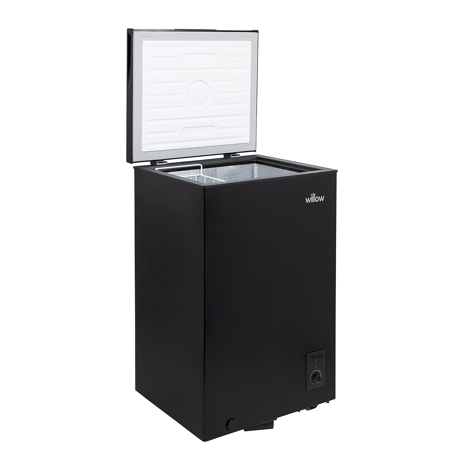 Chest Freezer 99L Removable Basket Adjustable Thermostat Black