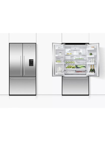 Freestanding French Door Fridge Freezer 569L 90cm Stainless Steel