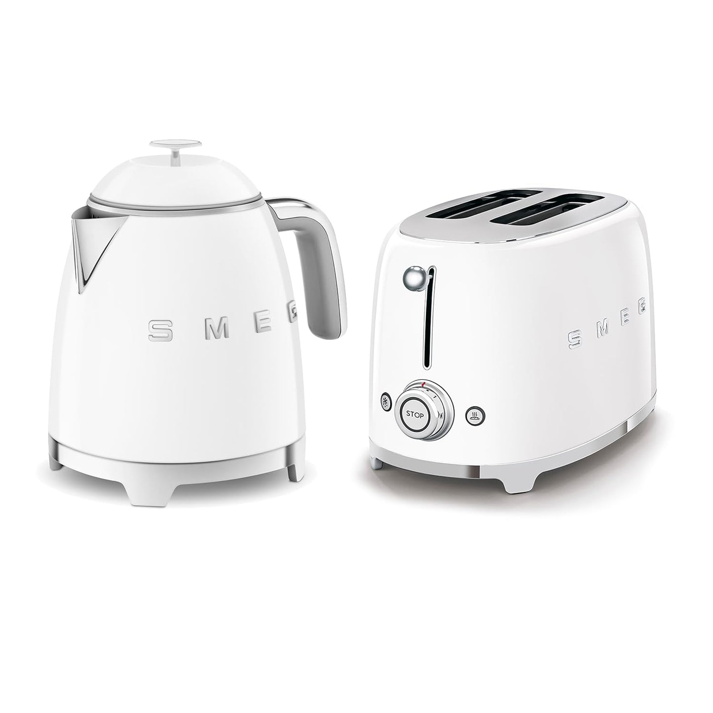 Retro Range Breakfast Set 0.8L Mini Kettle 2-Slice Toaster Pastel Green