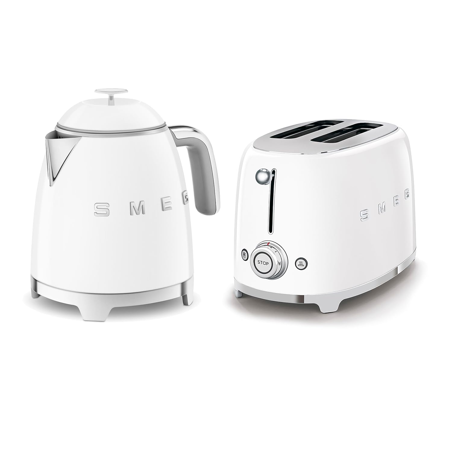 Retro Range Breakfast Set 0.8L Mini Kettle 2-Slice Toaster Pastel Green