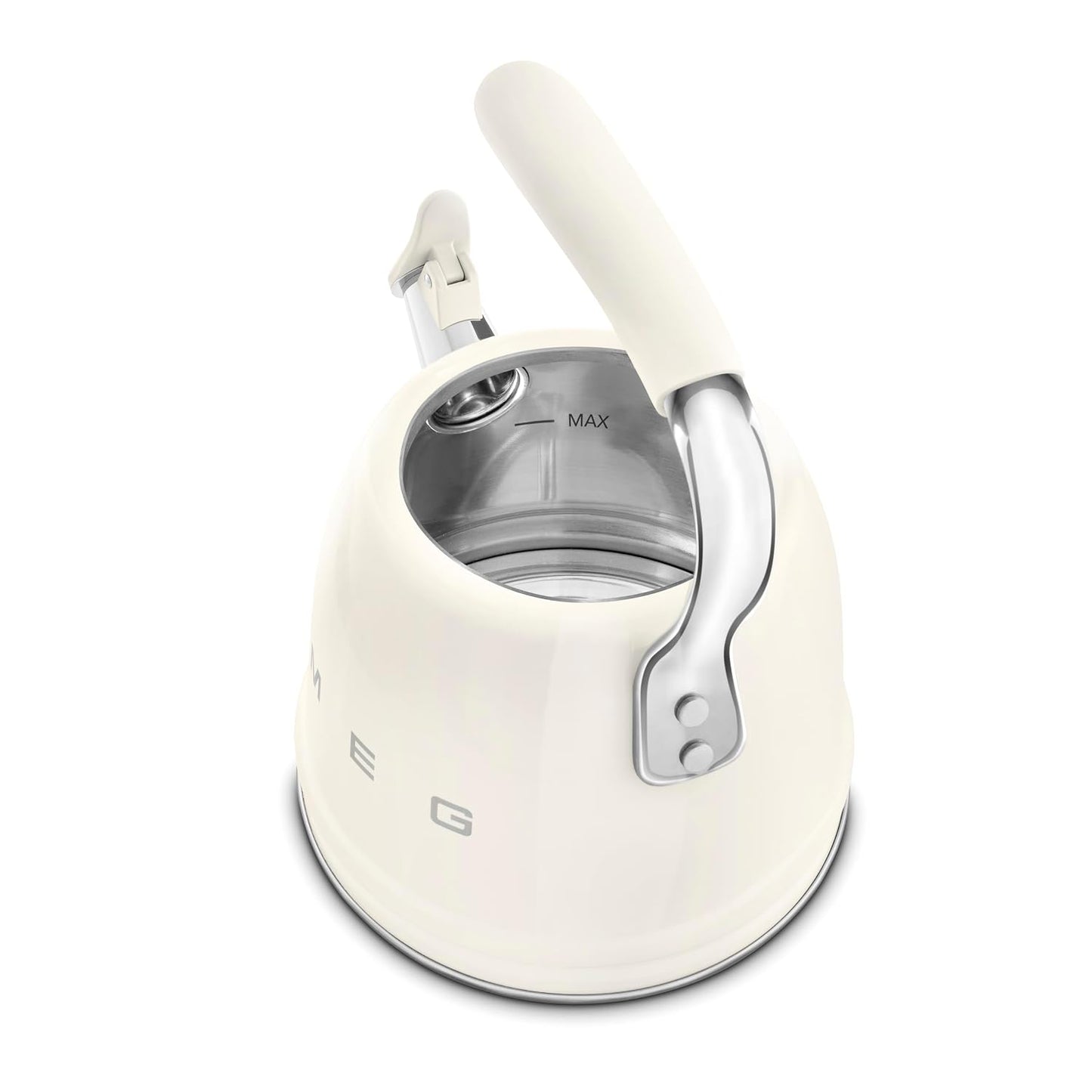 Whistling Kettle 2.3L Stainless Steel Cream