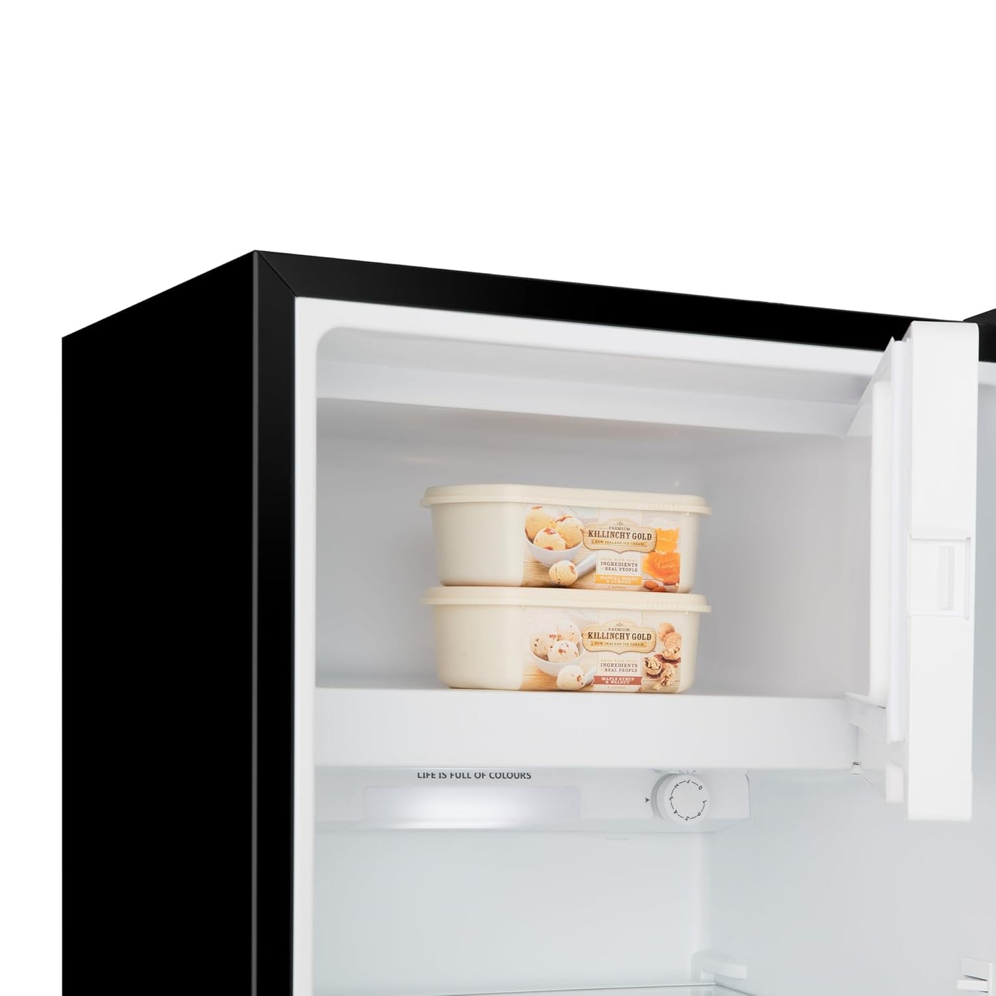 Freestanding Fridge 165L 128Cm Auto Defrost Wine Rack Black