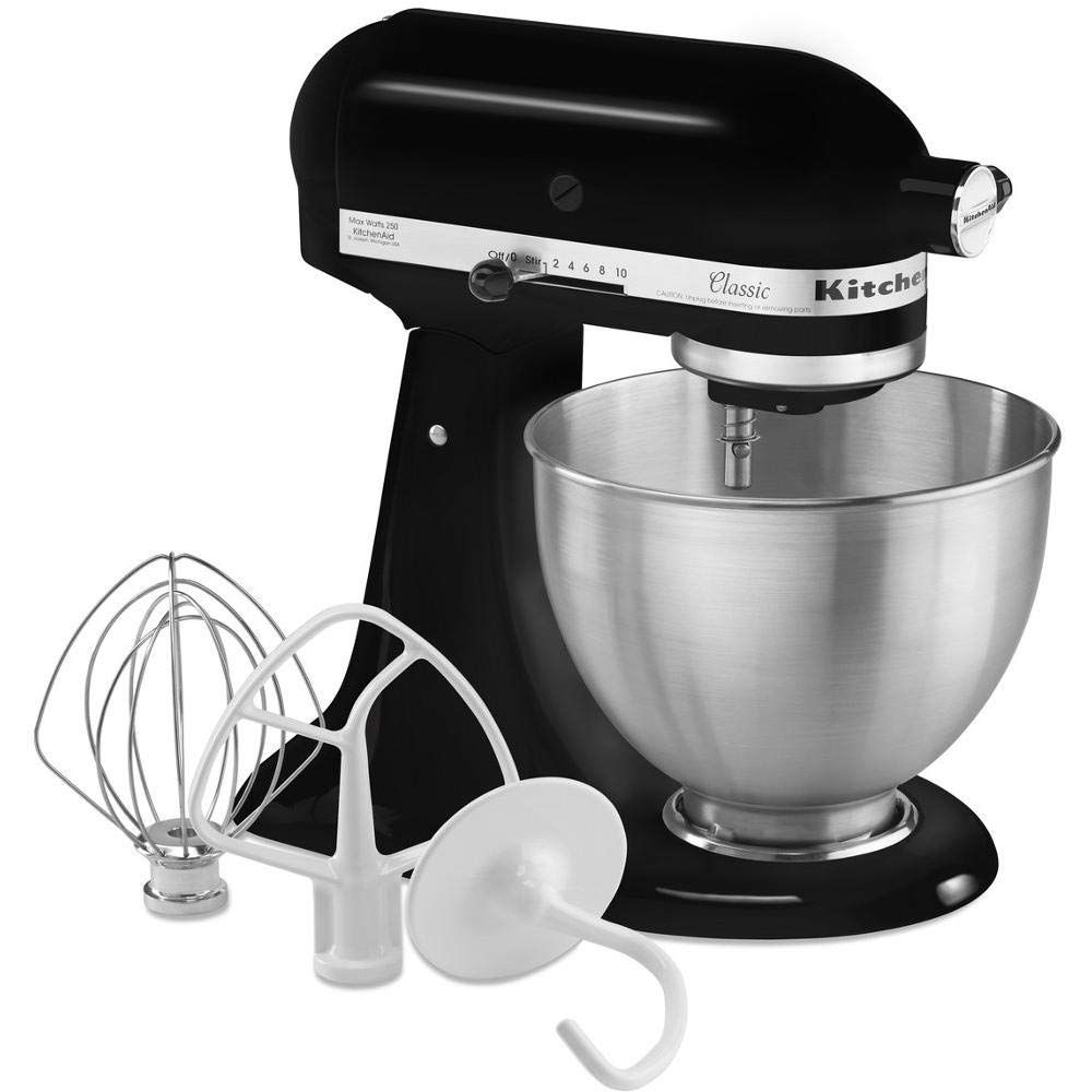 Tilt-Head Stand Mixer 4.3L 10 Speeds Onyx Black