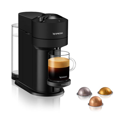 Automatic Pod Coffee Machine With One Touch Brewing 1.1L Matte Black