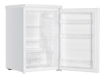 Under Counter Fridge 127L Adjustable Shelves Crisper Drawer White