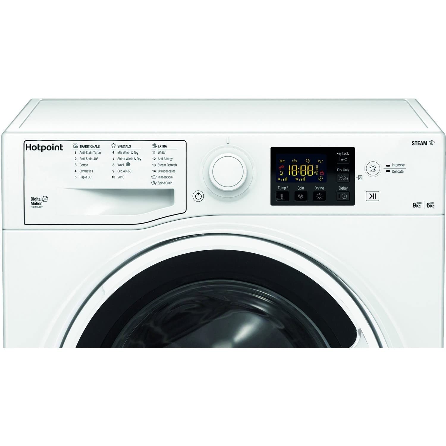 Freestanding Washer Dryer 8Kg 6Kg 1400Rpm White