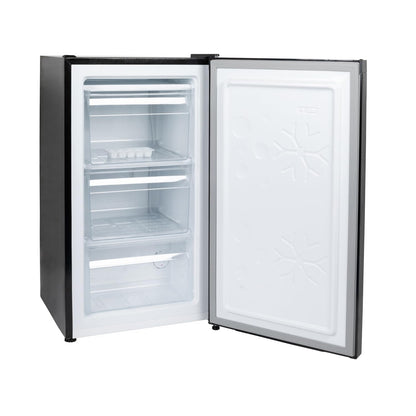 Undercounter Freezer 60L Freestanding With Reversible Door Black