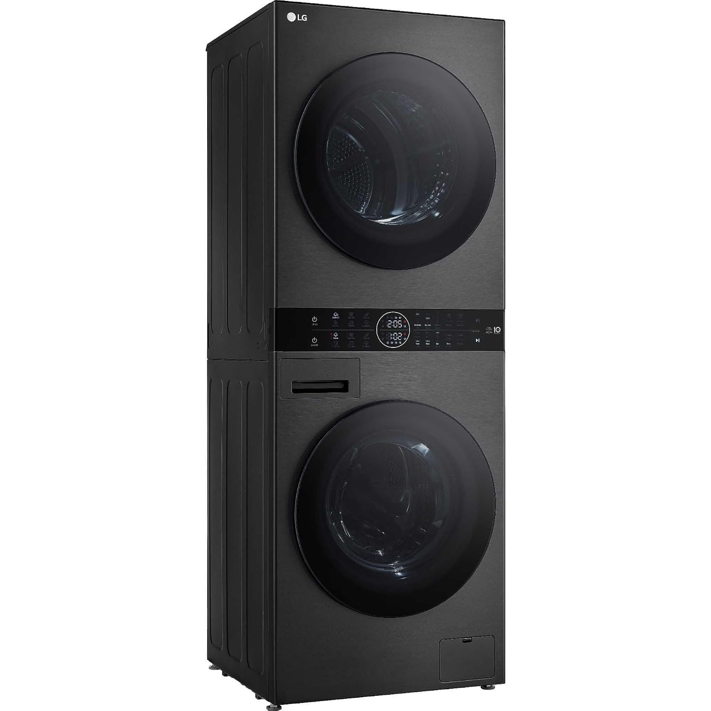 Washer Dryer Combo 12Kg Wash 10Kg Dry 1400Rpm Platinum Black