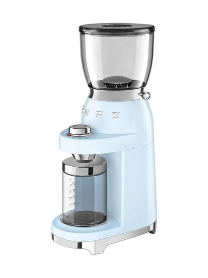 Coffee Grinder 150W 30 Grind Levels Conical Burr Pastel Blue