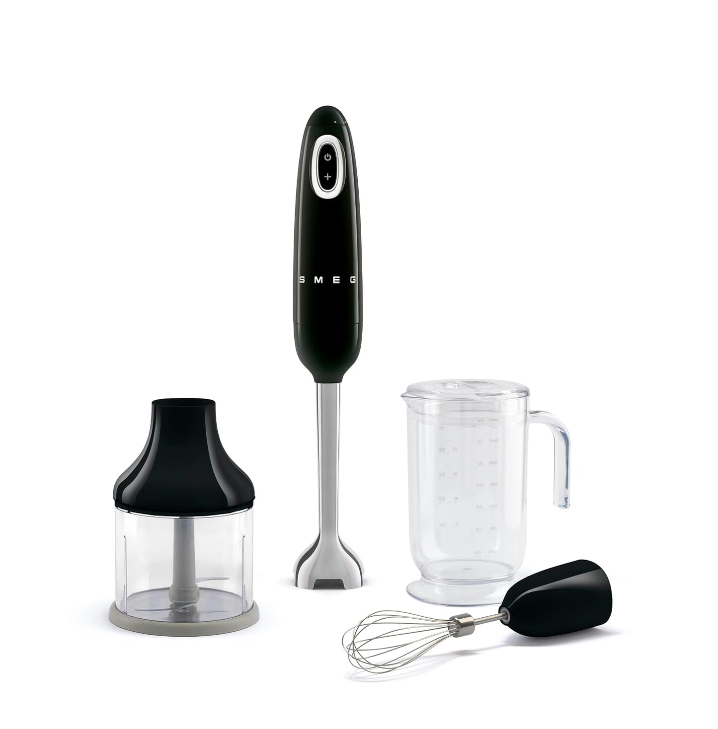 Hand Blender 700W Variable Speed Turbo Function Stainless Steel Black
