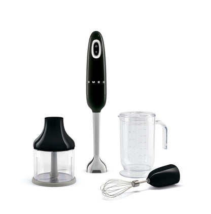 Hand Blender 700W Variable Speed Turbo Function Stainless Steel Black