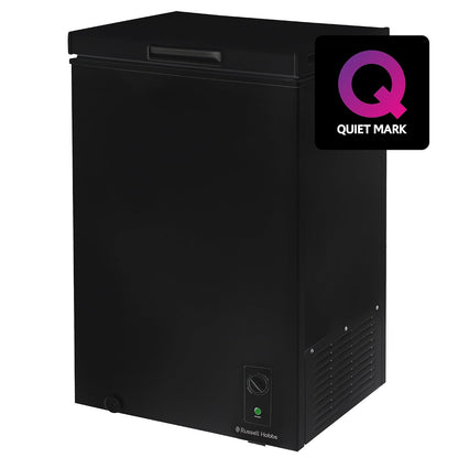 Chest Freezer 99L Freestanding With Adjustable Temperature Black